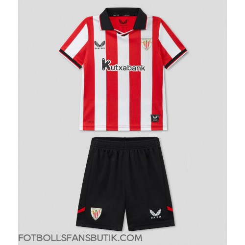Athletic Bilbao Replika Hemmatröja Barn 2025-26 Kortärmad (+ Korta byxor) Athletic Bilbao Replika Hemmatröja Barn 2025-26 Kortärmad (+ Korta byxor)